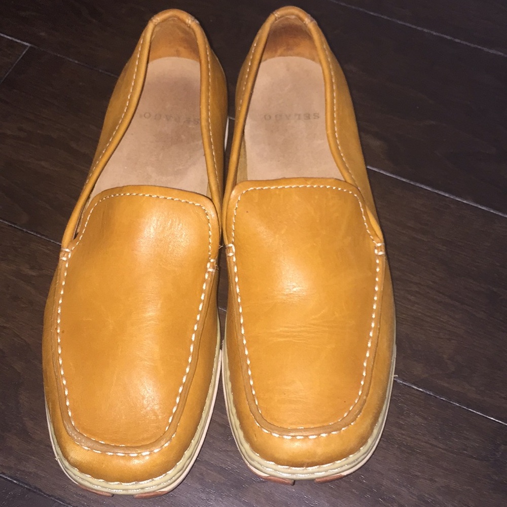 Tan Sebago shoes